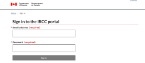 how do i delete an application from ircc